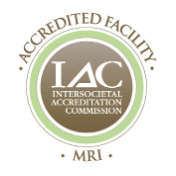 An accredited facility logo from the intersocietal accreditation  commission  | Wilmington, DE | Limestone Open MRI