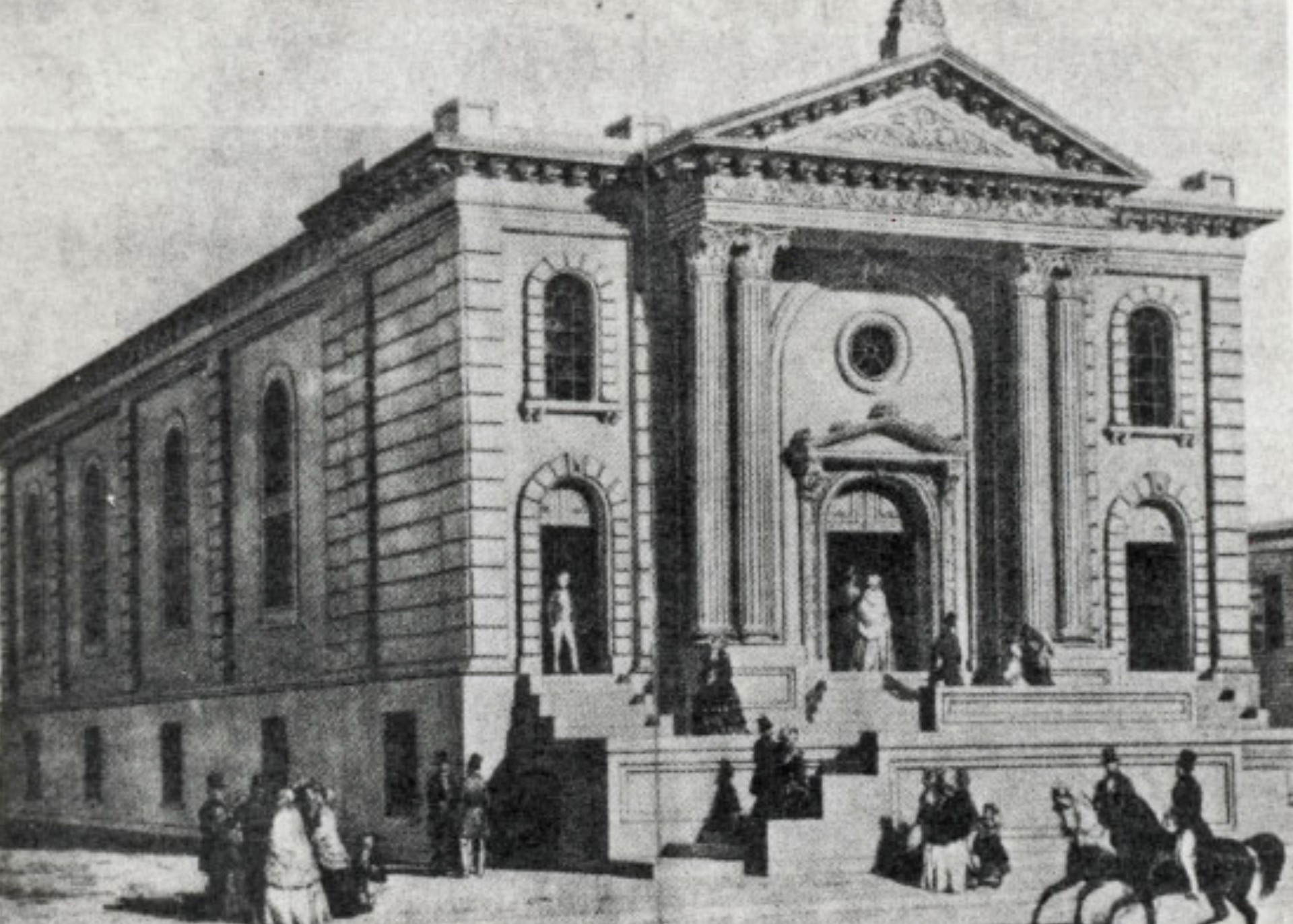 An Old, Historical Image of Calvary Building
