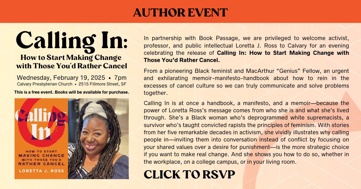 Join us with Author and Activist Loretta J. Ross in partnership with Book Passage. Her new book 