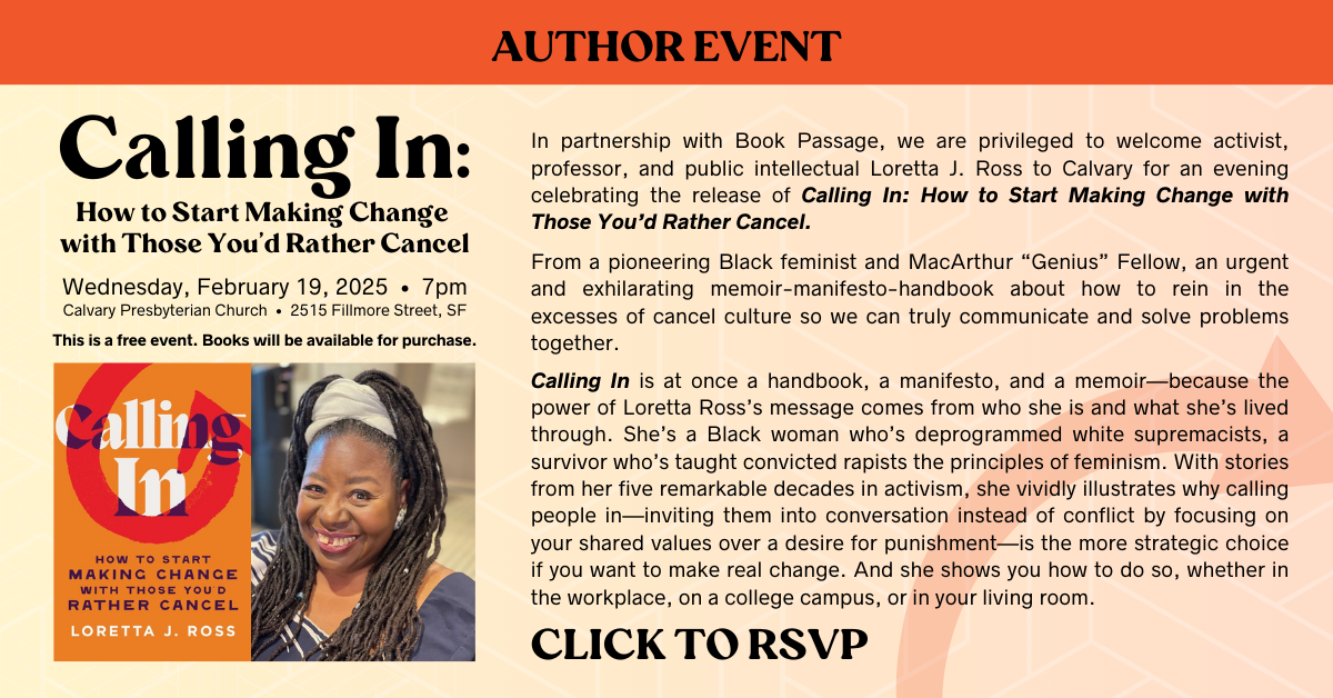 Join us with Author and Activist Loretta J. Ross in partnership with Book Passage. Her new book 