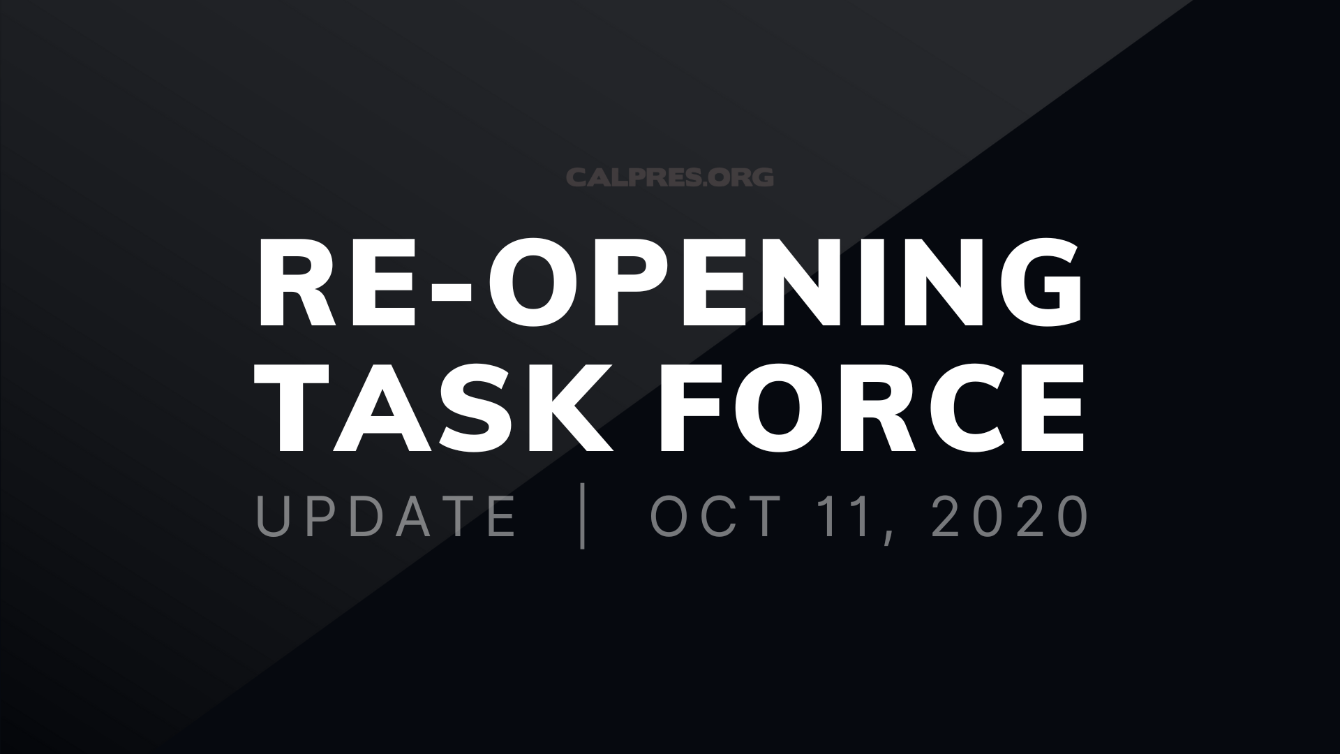 Re-opening Task Force Graphic
