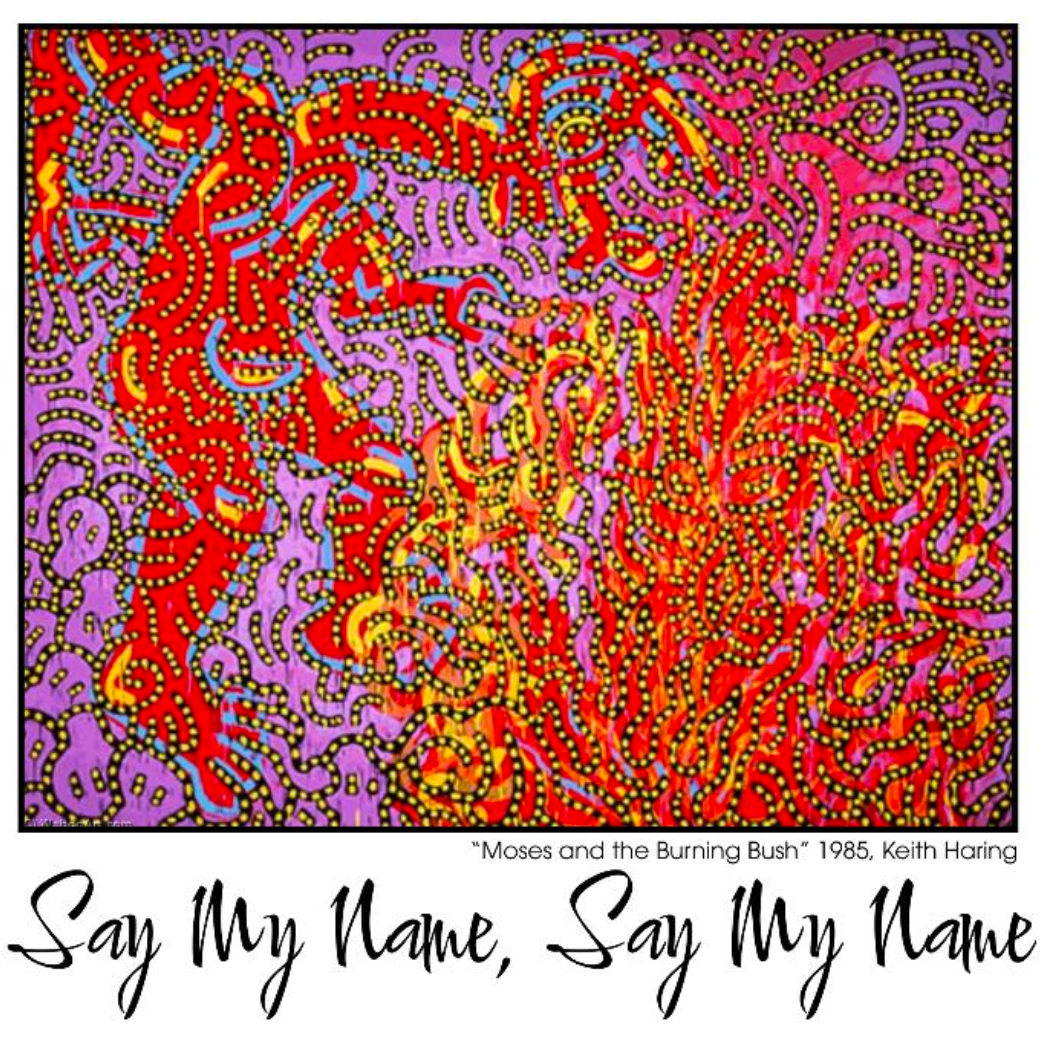 Moses and the Burning Bush - Keith Haring 1985