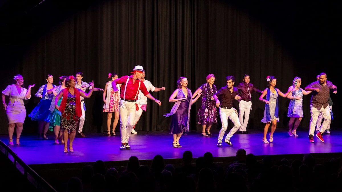 A Group Of People Are Dancing On A Stage — Global Dance Collective In West End, QLD
