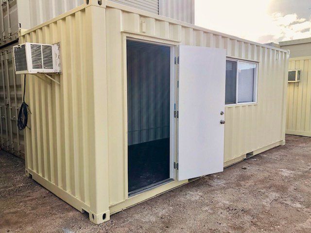 Yellow Construction Office Container