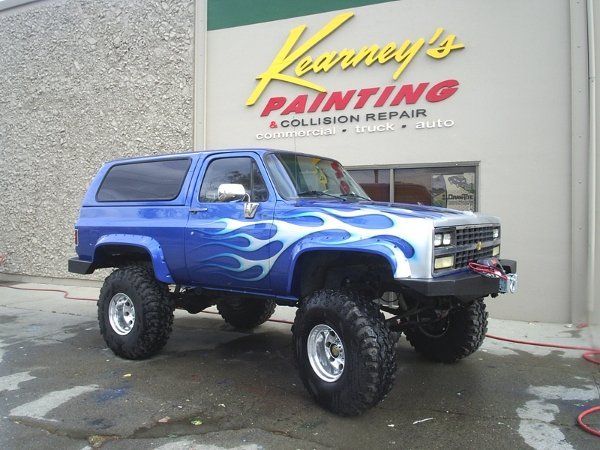 Blazer — Sacramento, CA — Kearney's Truck Painting