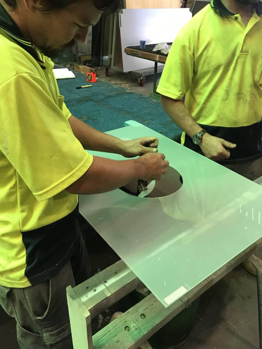 Making a glazing 4 — Installing, repairing and manufacturing glass in Cessnock, NSW