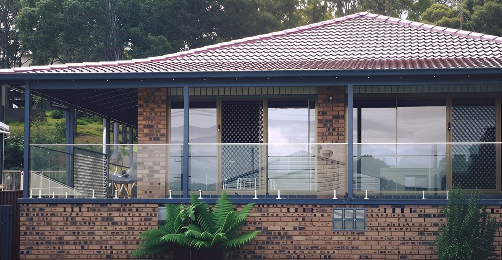 A House With A Glass Balustrade