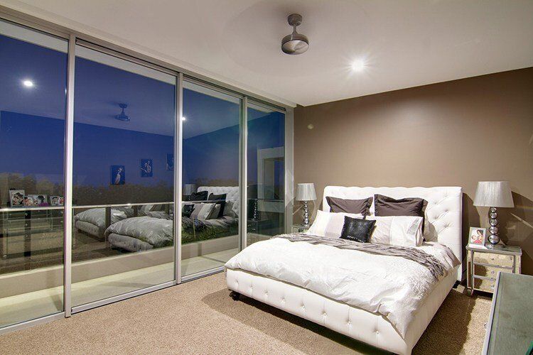 Bedroom Glass Windows And Door — Installing, repairing and manufacturing glass in Cessnock, NSW