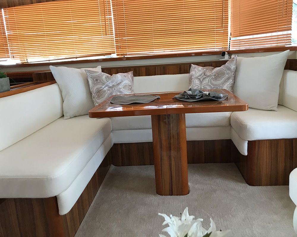 Boat Leather Cushion Cover – South Pasadena, FL – Marine Sewing