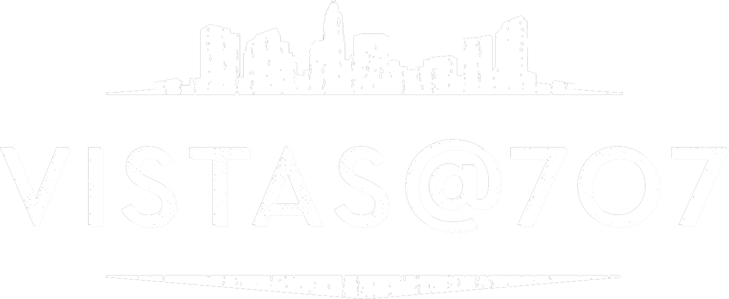 Vistas @ 707 white logo