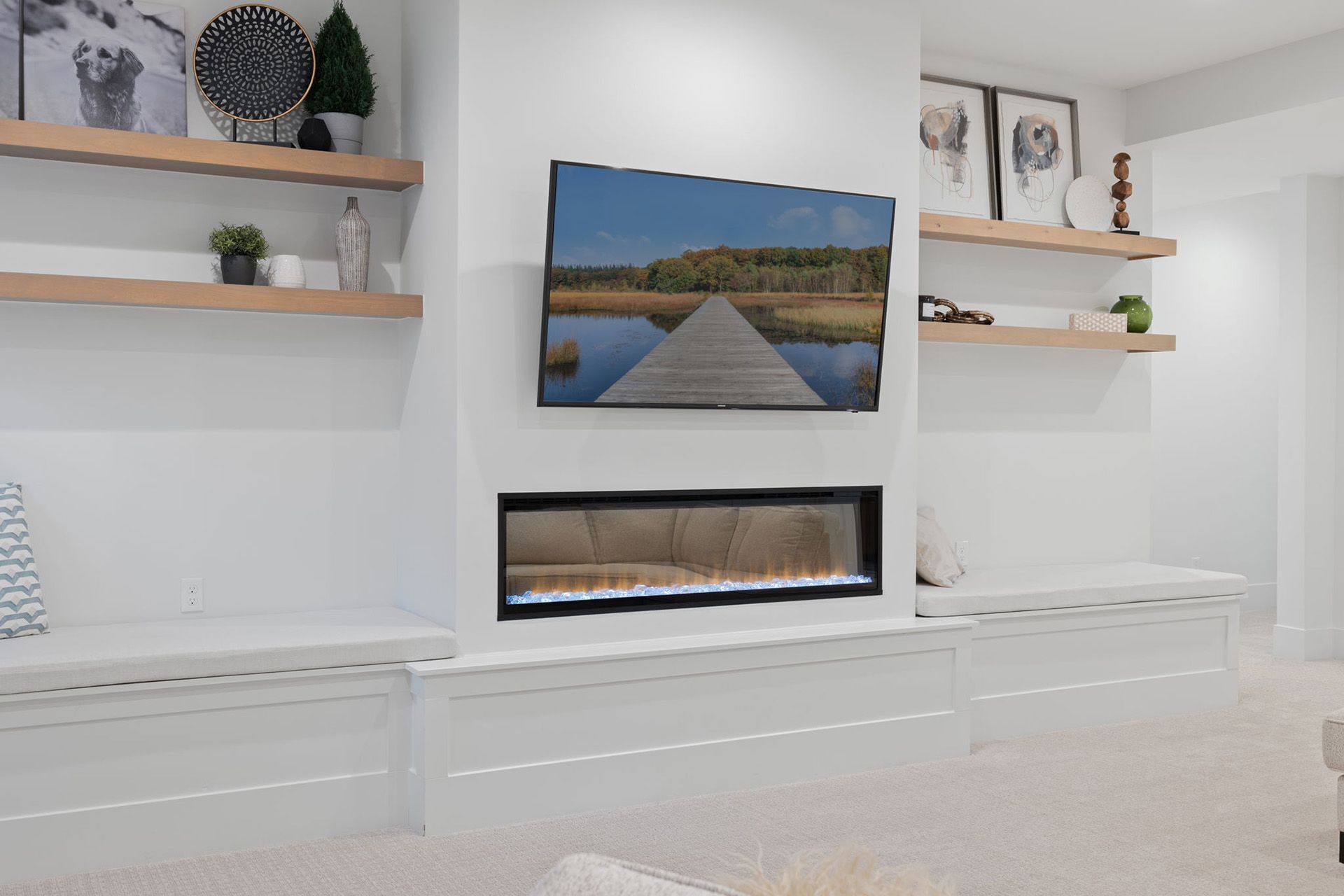 basement living room