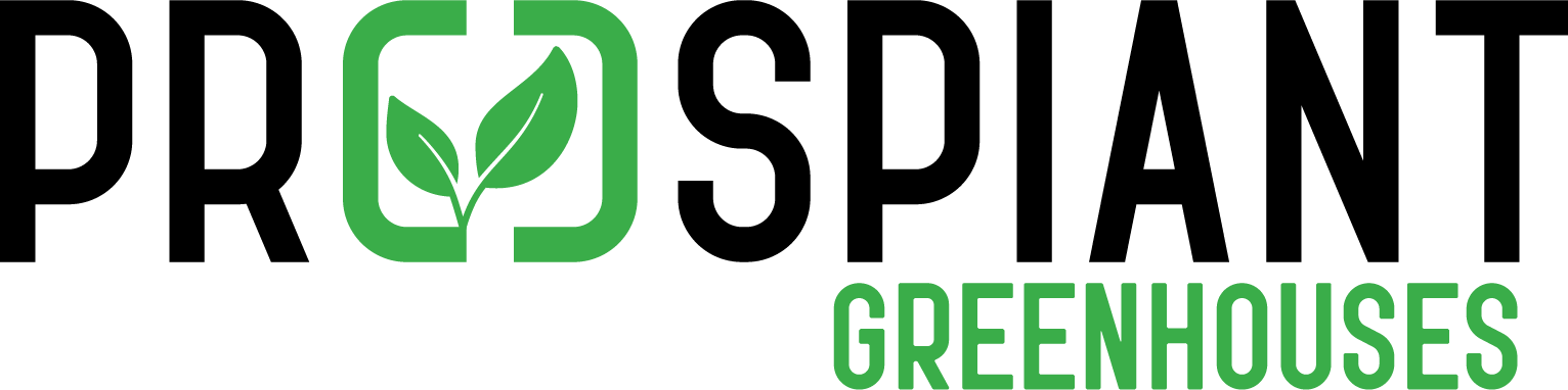 The Prospiant Greenhouses logo featuring the word 