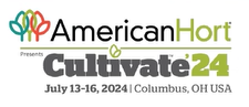 A logo for americanhort cultivate 24 in columbus oh usa