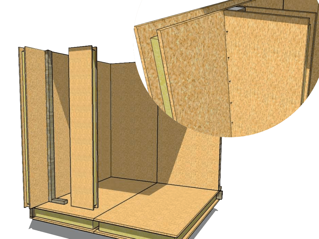 Cold bridging on studio rooms