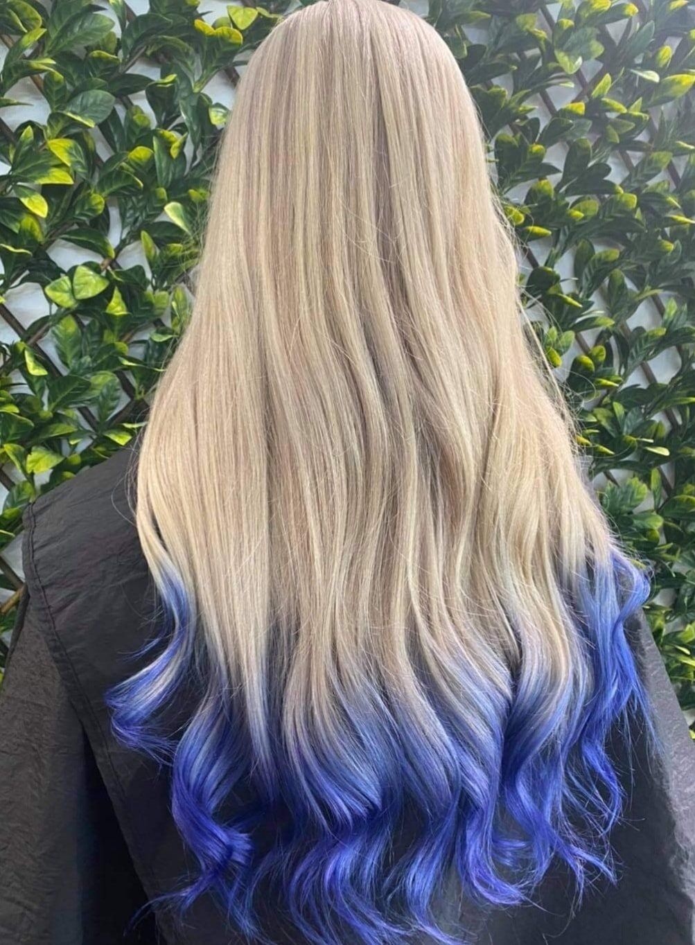 Model With A Blonde And Purple Color Hair - BridgeWater - Tas - Envoke Hair Salon