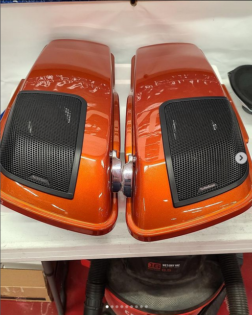 Orange Motorcycle Parts — Sanford, ME — Sanford Sound  