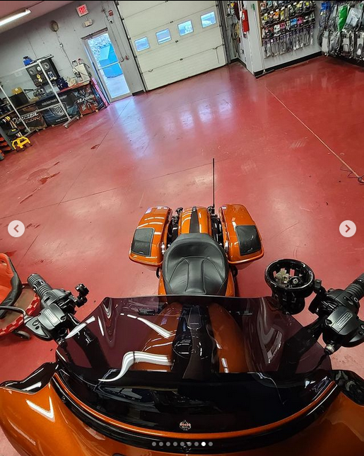 Orange Motorcycle — Sanford, ME — Sanford Sound  