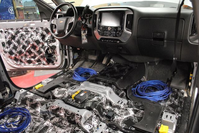 Inside Of Car With Lots Of Wires — Sanford, ME — Sanford Sound  