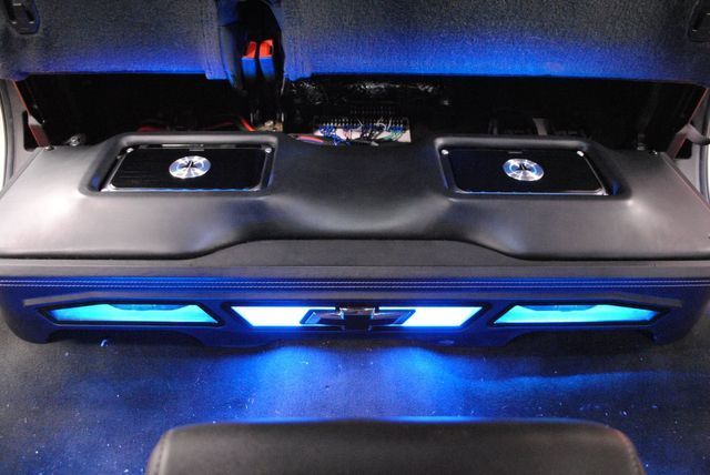 Black Car With Subwoofer — Sanford, ME — Sanford Sound 