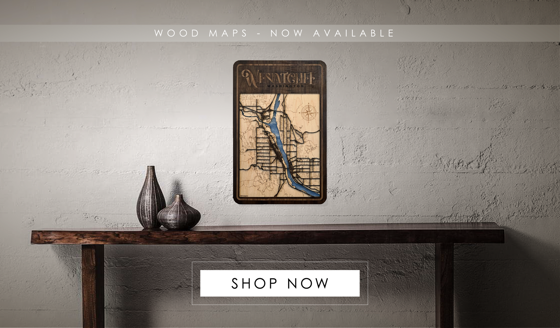 Upgrade your home decor with a custom wood map! 