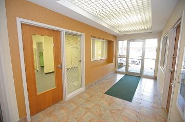 inside entryway of building