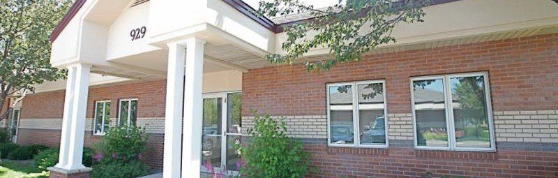 front of building
