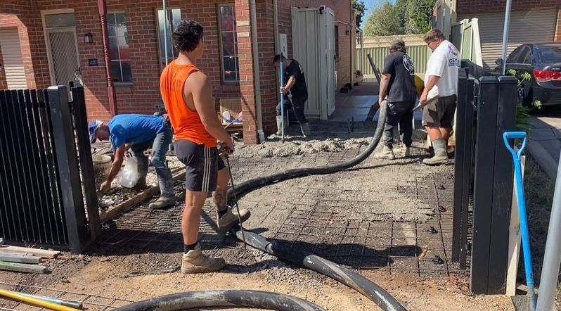 Concrete pumping services