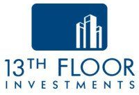 13th Floor Investments logo with blue skyscraper icon and text