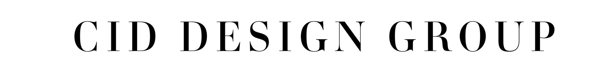 CID Design Group logo in black serif text on a white background