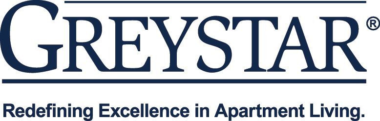 Greystar logo with the tagline “Redefining Excellence in Apartment Living.”