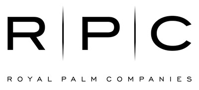 RPC Royal Palm Companies logo in black on a white background