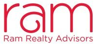 Ram Realty Advisors logo in red with stylized “ram” text and gray tagline beneath