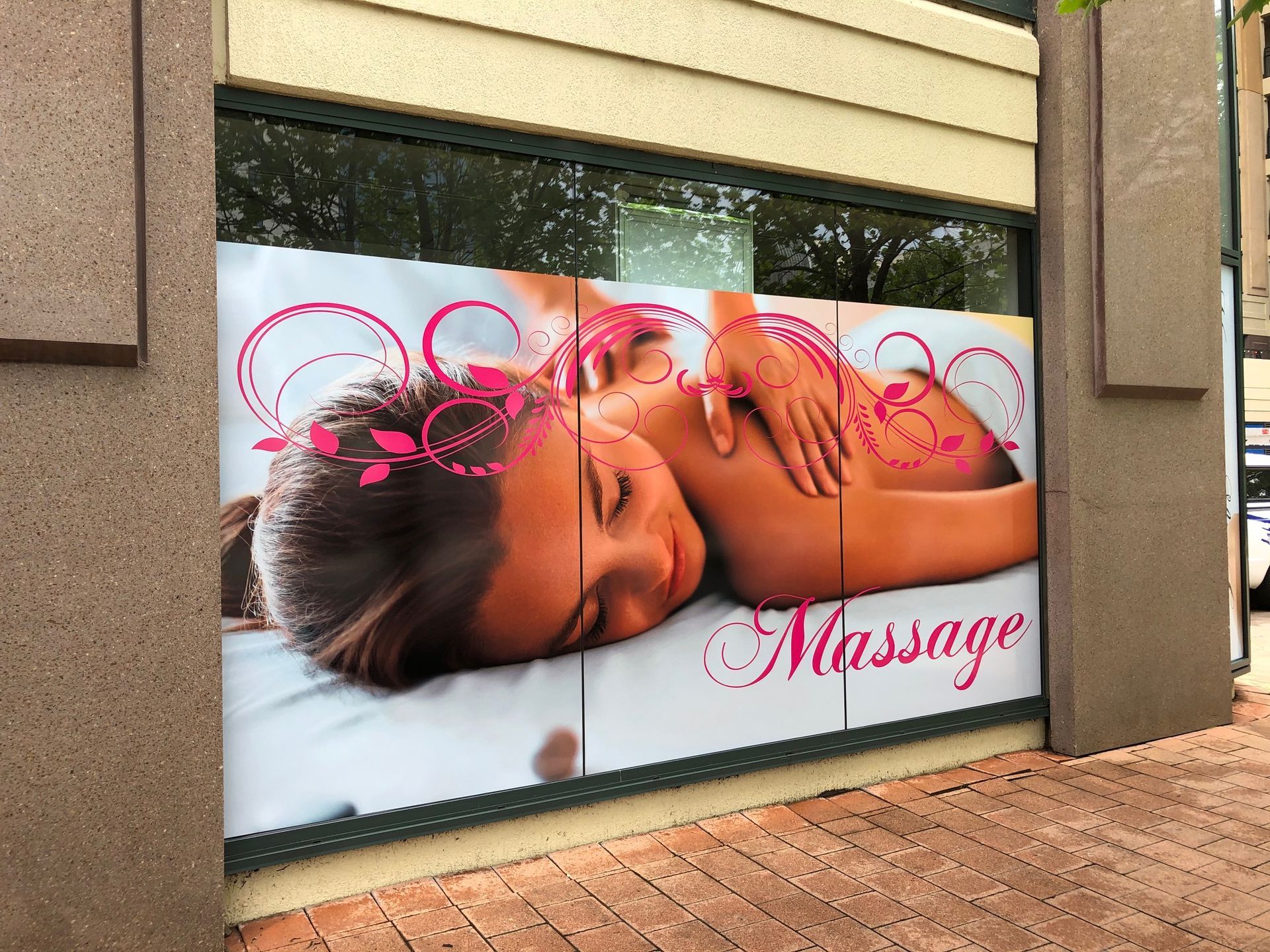 A Massage Sign On A Building— Capital Signs in Cooma, NSW