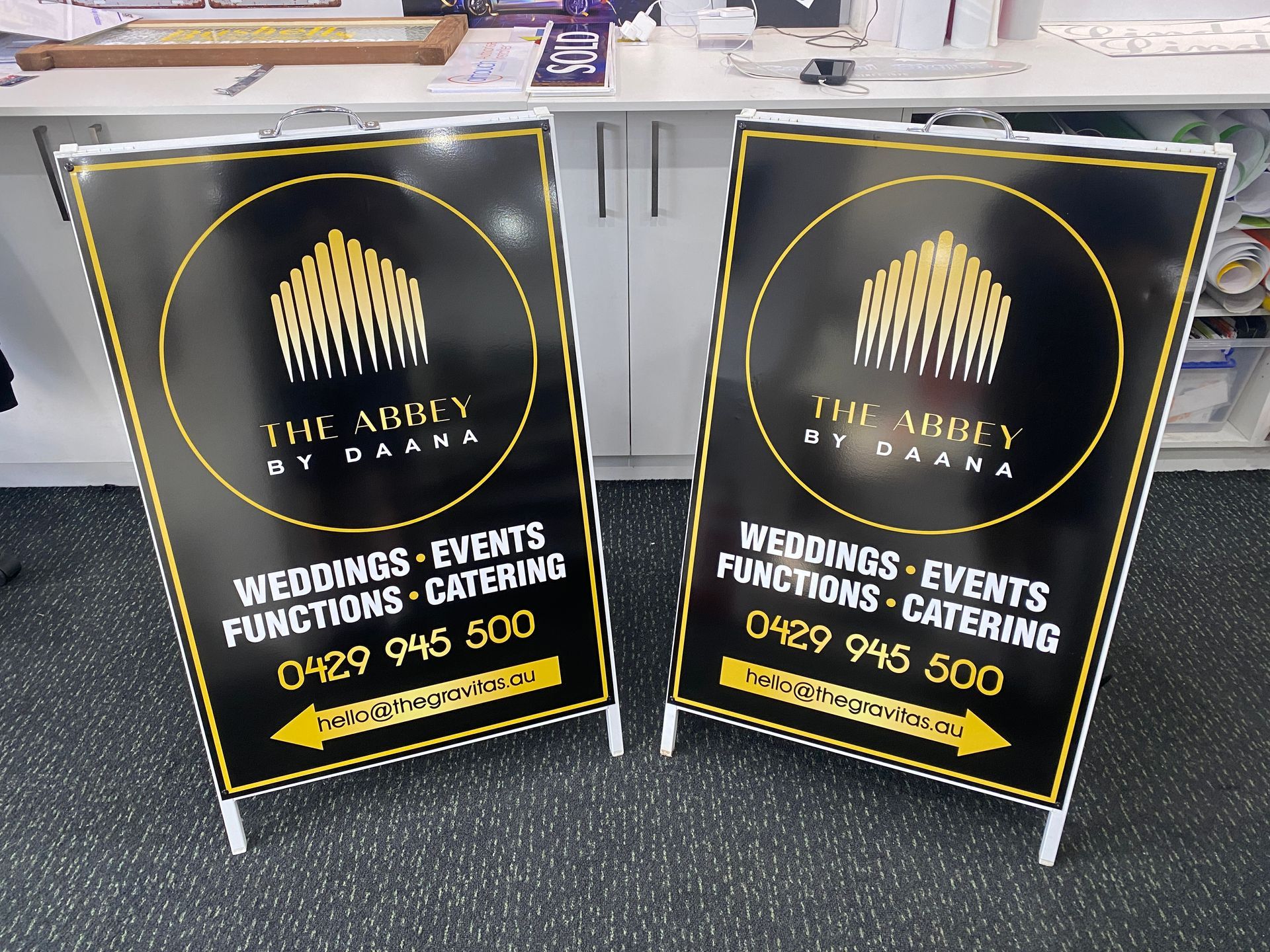 A Frame signs — Capital Signs in Fyshwick, ACT