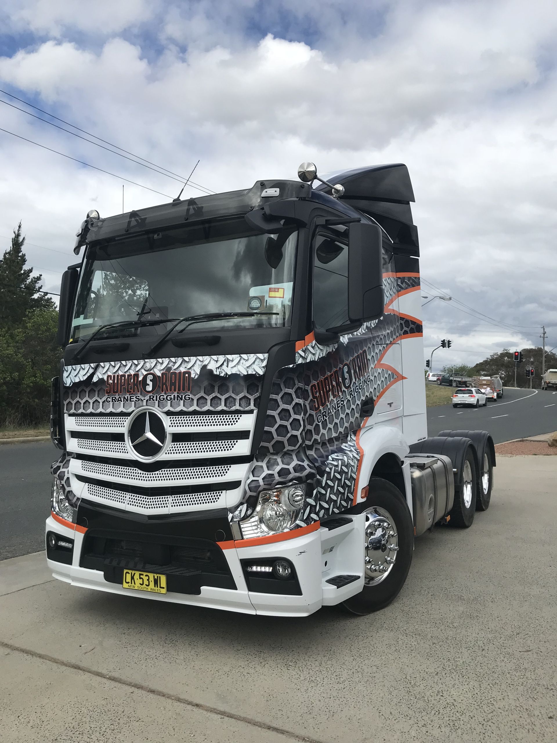 A Truck Parked On A Driveway — Capital Signs in Fyshwick, ACT