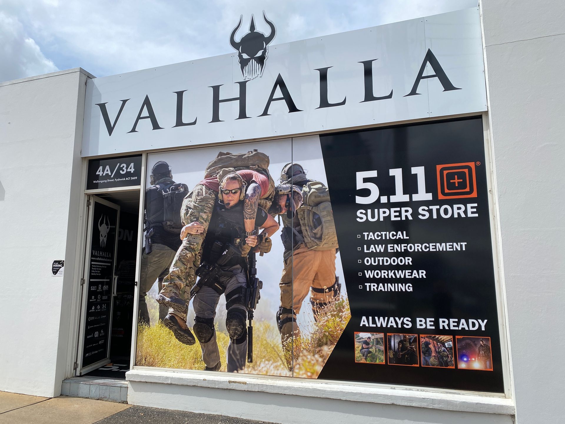 A Store Front With A Sign — Capital Signs in Fyshwick, ACT