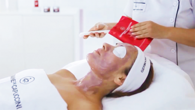 Woman getting Lift & Contour treatment — Shepparton Skin & Body