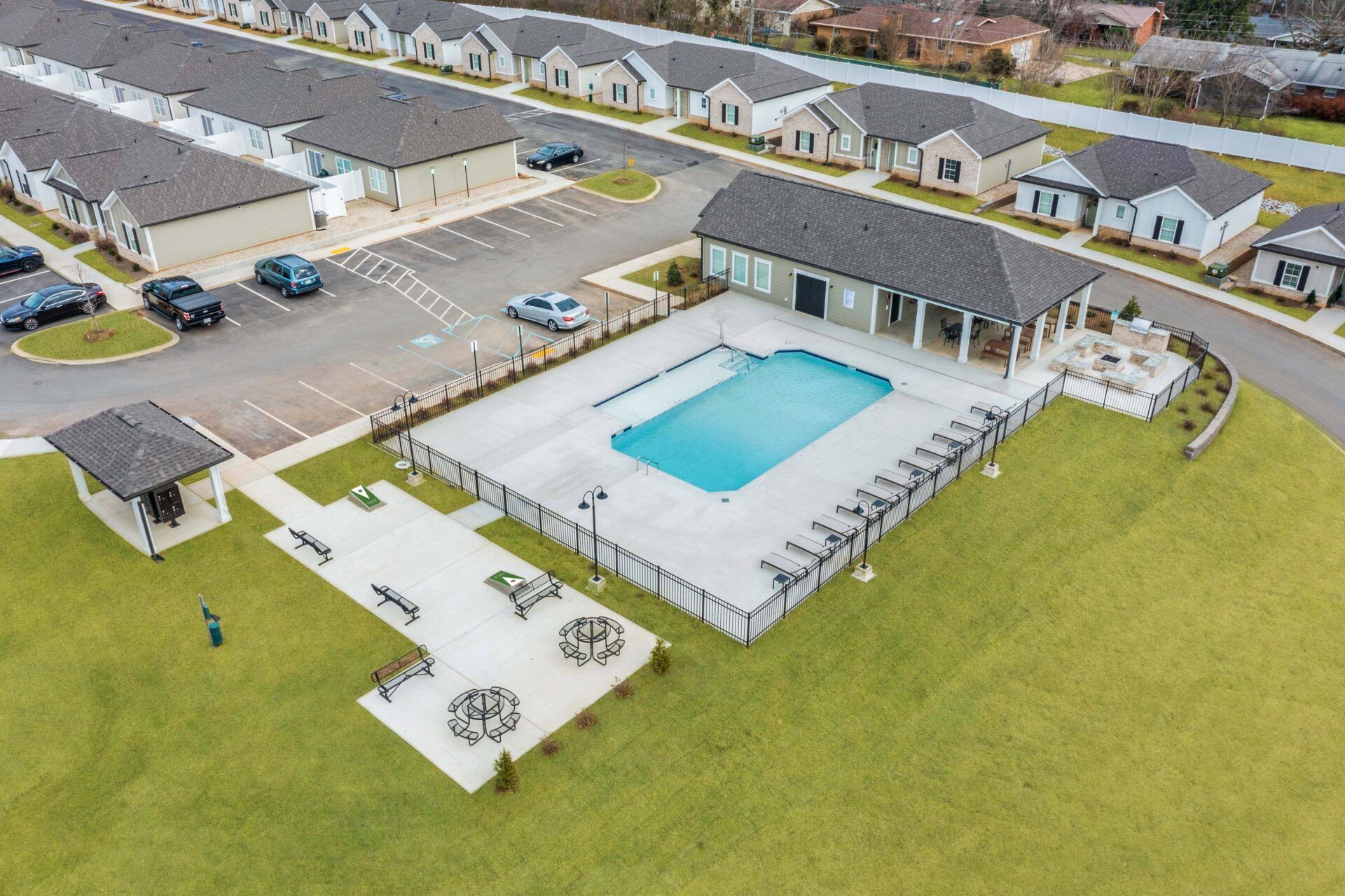 pool area at Forest Hill Villas in Chattanooga, TN.