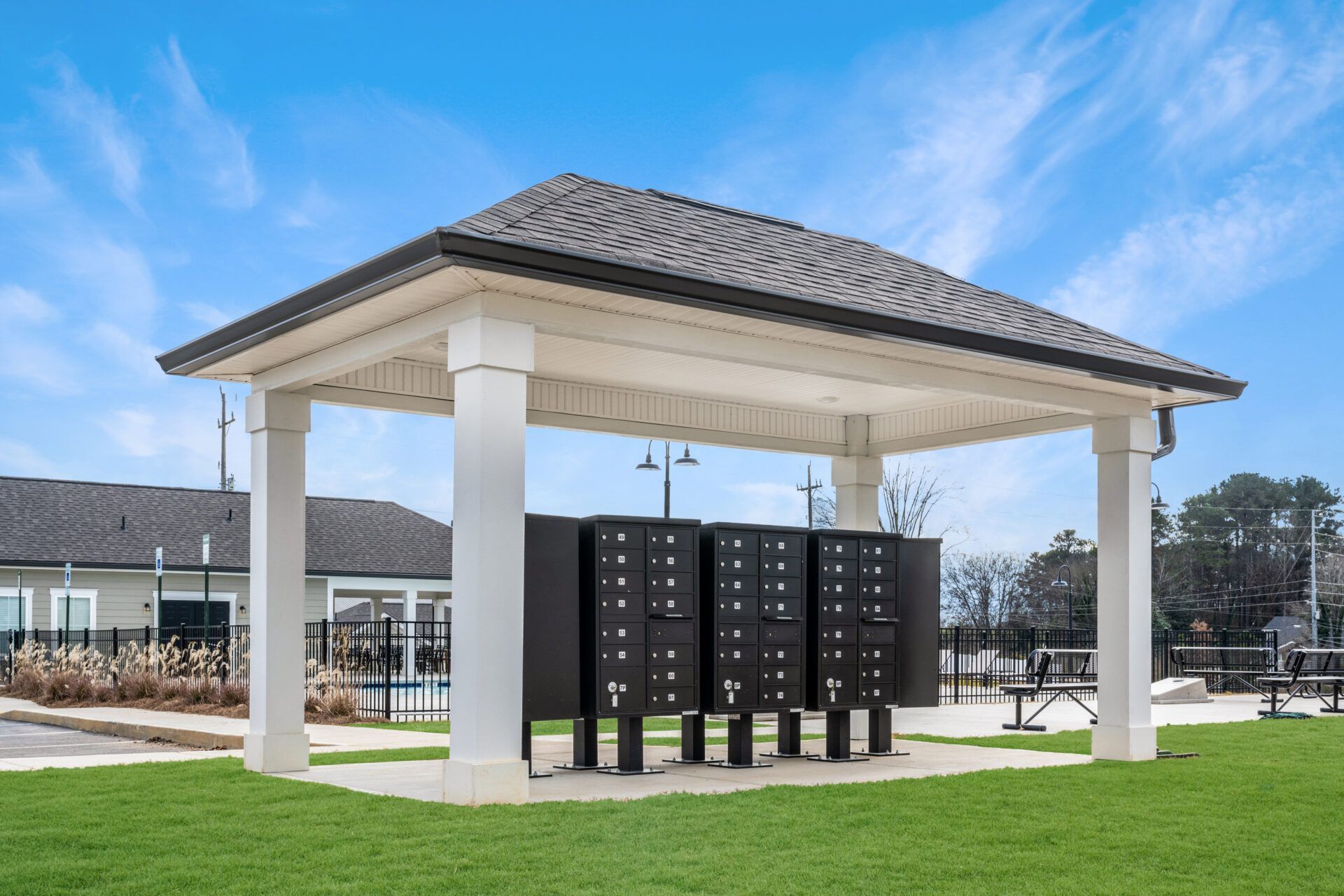 mailboxes at Forest Hill Villas in Chattanooga, TN.