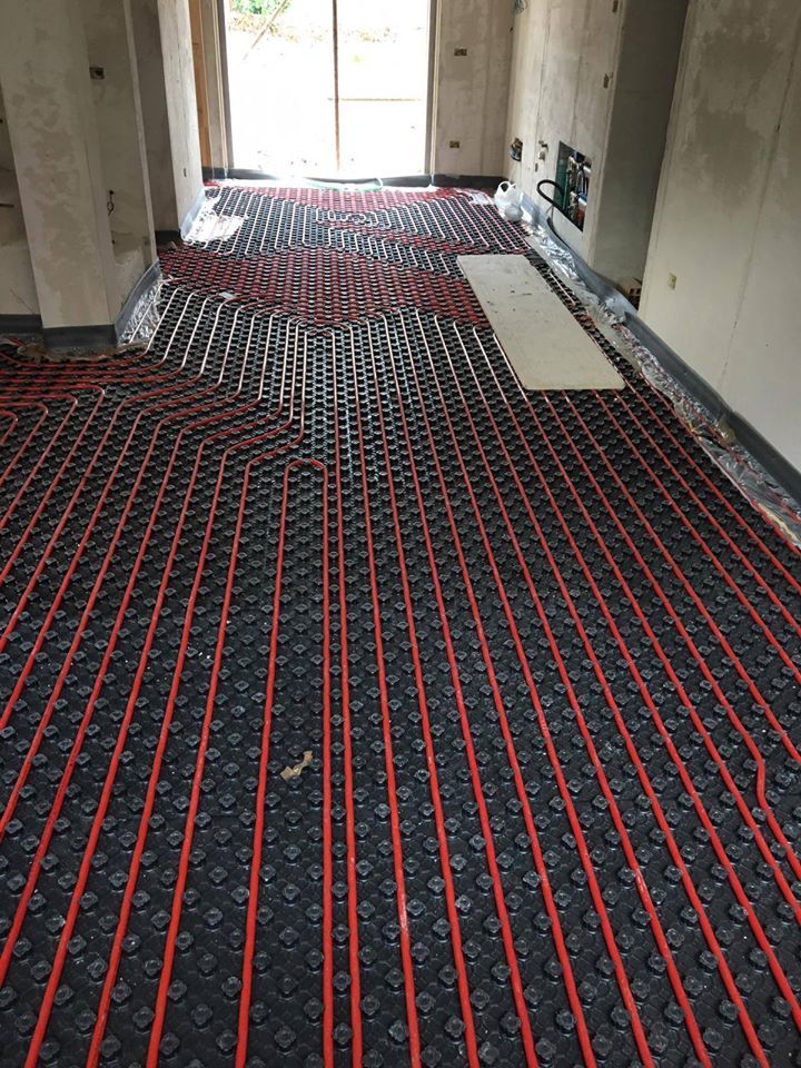 messa in posa di impianto termico da pavimento