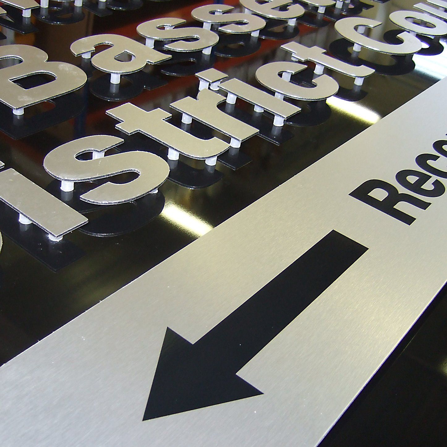 Brushed Steel Close Up