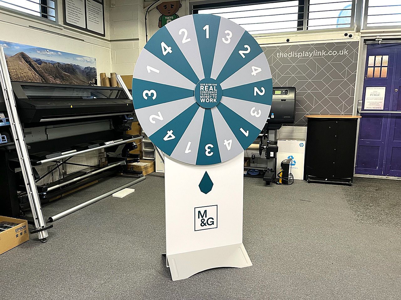 Business game wheel