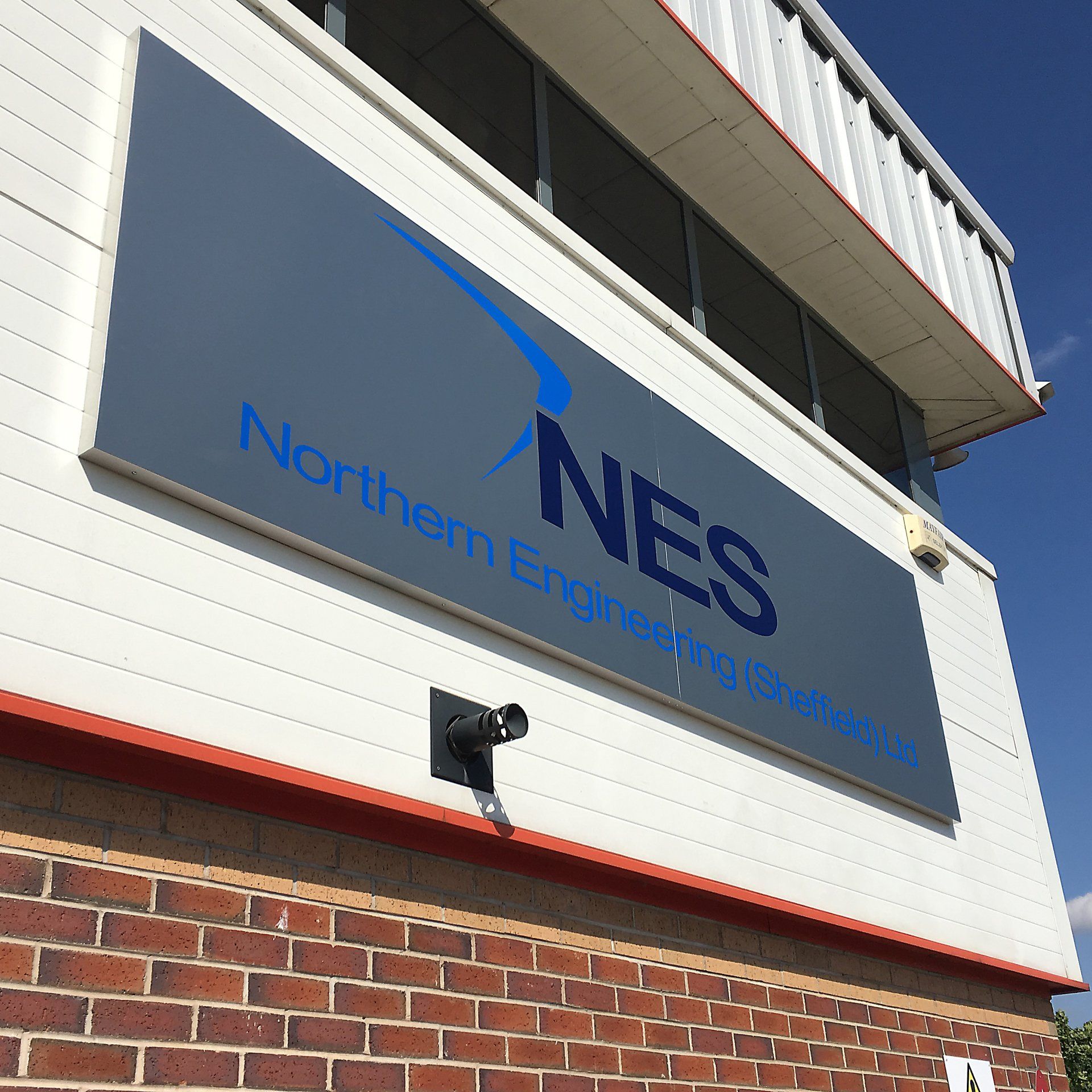 Brush Steel Tray Sign