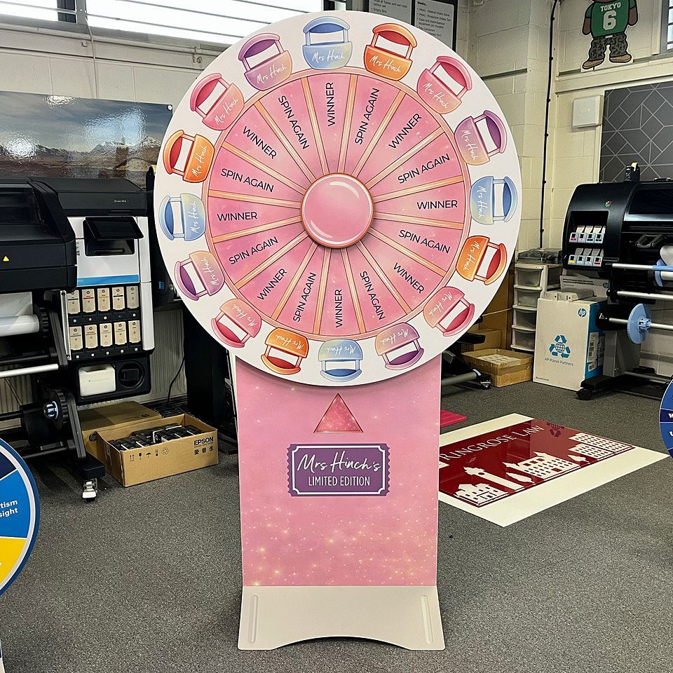 Prize selector wheel