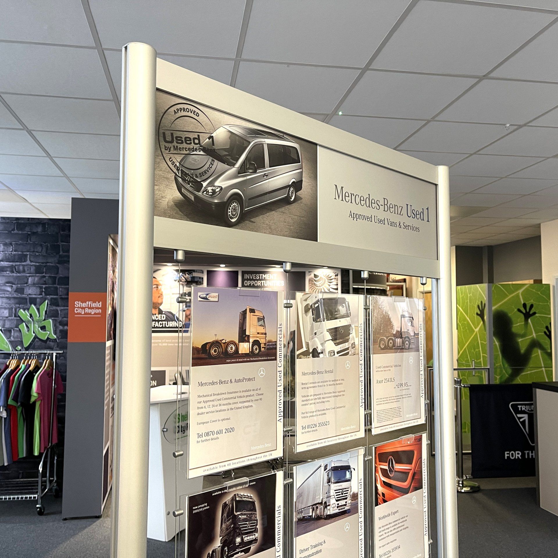 Wire Cable Stand Header Panel