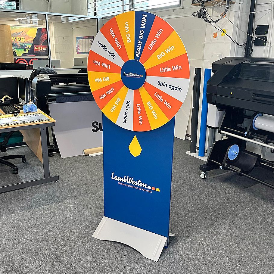 Spinning wheel for interactive campaigns