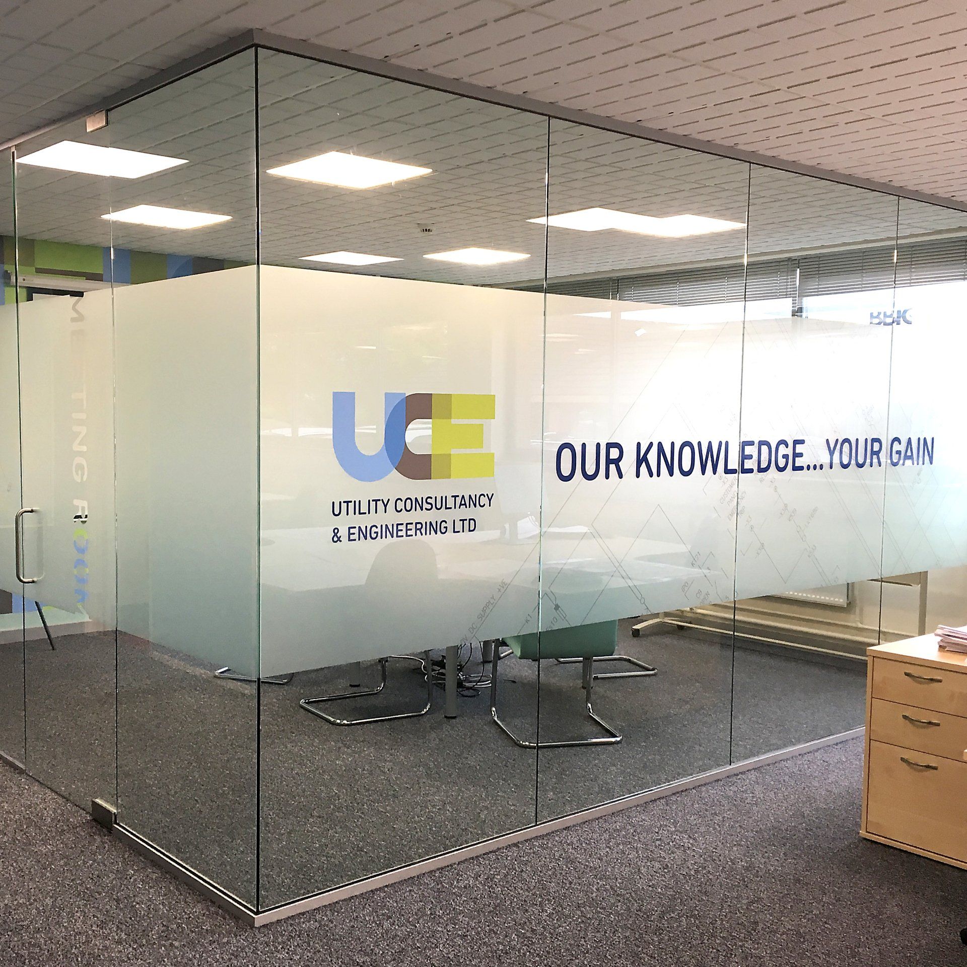 Partition Frosted Vinyls