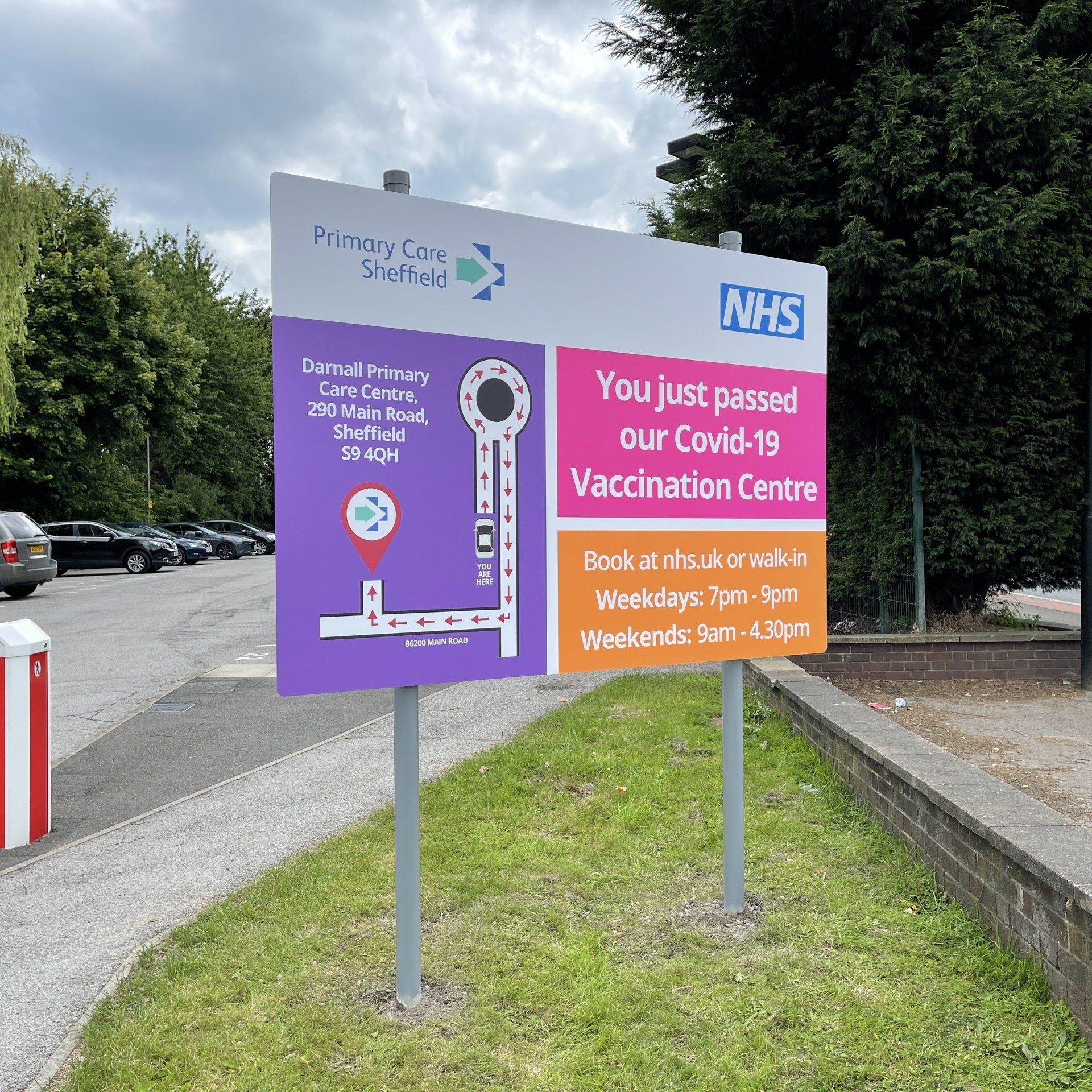 Post Freestanding Sign