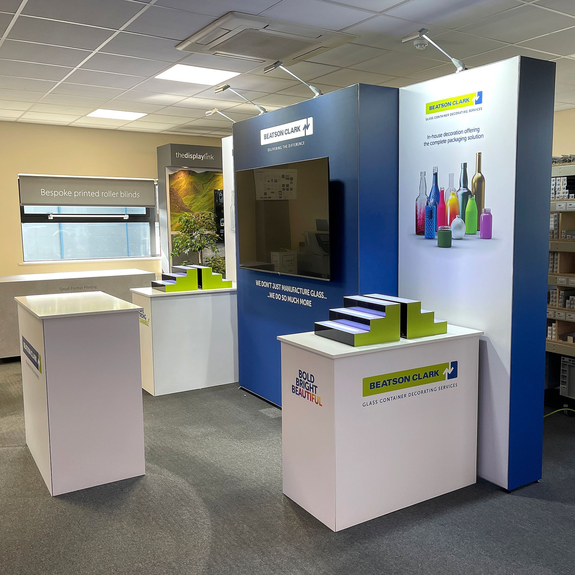 Sustainable exhibition display