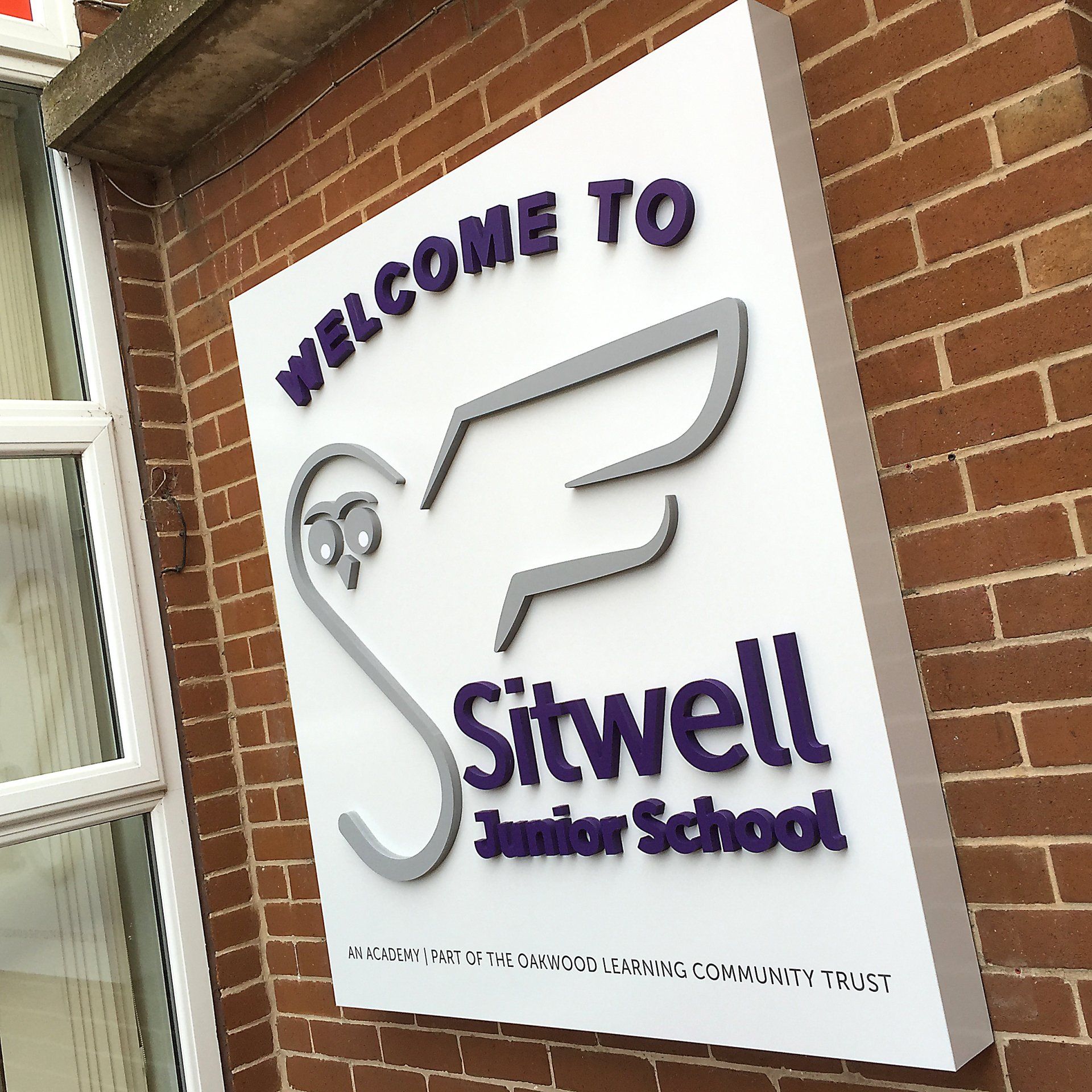 Tray with Foam Letters